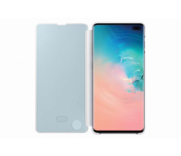 Etui Clear View Cover do Samsung Galaxy S10 + białe - 478384 - zdjęcie 3